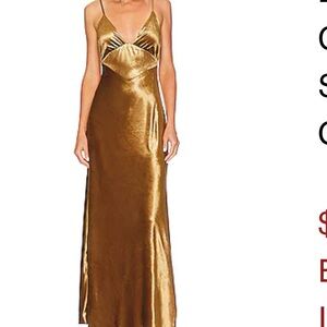 Marigold evening dress!